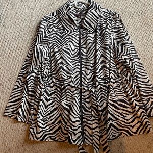 Zebra Colored Light Jacket